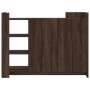 Engineered wood brown oak sideboard 100x35x75 cm by , Sideboards - Ref: Foro24-848415, Price: 104,08 €, Discount: %