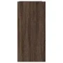 Engineered wood brown oak sideboard 100x35x75 cm by , Sideboards - Ref: Foro24-848415, Price: 102,35 €, Discount: %