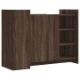 Engineered wood brown oak sideboard 100x35x75 cm by , Sideboards - Ref: Foro24-848415, Price: 104,08 €, Discount: %