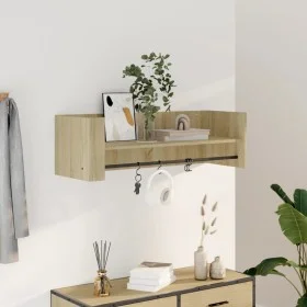 Wandregal aus Sonoma-Eichenfurnierholz 100x35x30,5 cm von , Regale und Regale - Ref: Foro24-848460, Preis: 40,28 €, Rabatt: %