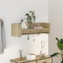Estante de pared madera ingeniería roble Sonoma 100x35x30,5 cm de , Estantes y estanterías - Ref: Foro24-848460, Precio: 42,14 €