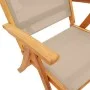 Faltbare Gartenstühle, 4 Stück Massivholz Akazie mit Textilene. von , Gartenstühle - Ref: Foro24-3279244, Preis: 336,80 €, Ra...