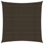 Sail awning HDPE brown 160 g/m² 3.6x3.6 m by vidaXL, Umbrellas - Ref: Foro24-311770, Price: 43,25 €, Discount: %