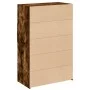 Smoked oak engineered wood sideboard 80x42.5x124 cm by , Sideboards - Ref: Foro24-3281389, Price: 142,05 €, Discount: %