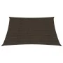 Toldo de vela HDPE marrón 160 g/m² 3,6x3,6 m de vidaXL, Sombrillas - Ref: Foro24-311770, Precio: 42,41 €, Descuento: %