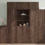 Aparador alto madera de ingeniería marrón roble 70x42,5x185 cm de , Aparadores - Ref: Foro24-3281377, Precio: 152,07 €, Descu...