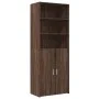 Tall engineered wood brown oak sideboard 70x42.5x185 cm by , Sideboards - Ref: Foro24-3281377, Price: 152,10 €, Discount: %