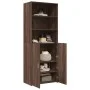 Aparador alto madera de ingeniería marrón roble 70x42,5x185 cm de , Aparadores - Ref: Foro24-3281377, Precio: 152,07 €, Descu...
