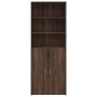 Tall engineered wood brown oak sideboard 70x42.5x185 cm by , Sideboards - Ref: Foro24-3281377, Price: 154,18 €, Discount: %