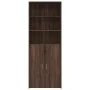 Tall engineered wood brown oak sideboard 70x42.5x185 cm by , Sideboards - Ref: Foro24-3281377, Price: 152,10 €, Discount: %