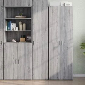 Engineered wood sideboard in Sonoma grey, 40x42.5x185 cm by , Sideboards - Ref: Foro24-3281404, Price: 130,95 €, Discount: %