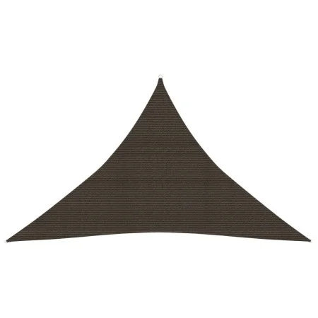 Sail awning HDPE brown 160 g/m² 3.5x3.5x4.9 m by vidaXL, Umbrellas - Ref: Foro24-311807, Price: 21,04 €, Discount: %