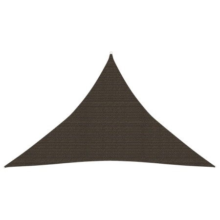 Segelmarkise HDPE braun 160 g/m² 3,5x3,5x4,9 m von vidaXL, Sonnenschirme - Ref: Foro24-311807, Preis: 21,42 €, Rabatt: %