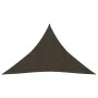 Sail awning HDPE brown 160 g/m² 3.5x3.5x4.9 m by vidaXL, Umbrellas - Ref: Foro24-311807, Price: 21,04 €, Discount: %