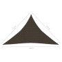 Segelmarkise HDPE braun 160 g/m² 3,5x3,5x4,9 m von vidaXL, Sonnenschirme - Ref: Foro24-311807, Preis: 21,42 €, Rabatt: %