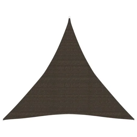 Brown HDPE sail awning 160 g/m² 3.6x3.6x3.6 m by vidaXL, Umbrellas - Ref: Foro24-311803, Price: 29,65 €, Discount: %