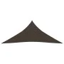 Brown HDPE sail awning 160 g/m² 3.6x3.6x3.6 m by vidaXL, Umbrellas - Ref: Foro24-311803, Price: 29,65 €, Discount: %