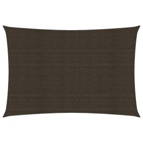 Sail awning HDPE brown 160 g/m² 2x4.5 m by vidaXL, Umbrellas - Ref: Foro24-311780, Price: 33,52 €, Discount: %