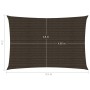 Toldo de vela HDPE marrón 160 g/m² 2x4,5 m de vidaXL, Sombrillas - Ref: Foro24-311780, Precio: 33,52 €, Descuento: %