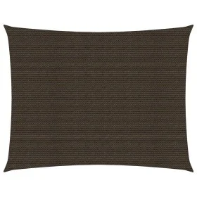 Brown HDPE sail shade 160 g/m² 2.5x4 m by vidaXL, Umbrellas - Ref: Foro24-311784, Price: 28,58 €, Discount: %