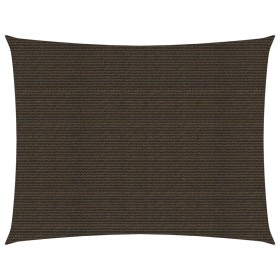 Toldo de vela HDPE marrón 160 g/m² 2,5x4 m de vidaXL, Sombrillas - Ref: Foro24-311784, Precio: 29,48 €, Descuento: %