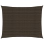Brown HDPE sail shade 160 g/m² 2.5x4 m by vidaXL, Umbrellas - Ref: Foro24-311784, Price: 29,48 €, Discount: %