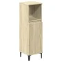 Set de muebles de baño 3 pzas madera contrachapada roble Sonoma de , Muebles de baño - Ref: Foro24-3307672, Precio: 202,05 €,...