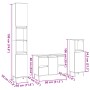 3-teiliges Badezimmermöbelset aus Eichen-Sonoma-Sperrholz. von , Badezimmermöbel - Ref: Foro24-3307672, Preis: 200,57 €, Raba...