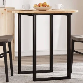 Tablero de mesa redondo madera maciza de acacia Ø80x2 cm de , Tableros para mesas - Ref: Foro24-4008686, Precio: 76,16 €, Des...