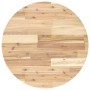 Solid acacia wood round table top Ø60x2 cm by , Table tops - Ref: Foro24-4008684, Price: 41,15 €, Discount: %