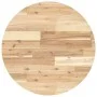 Solid acacia wood round table top Ø60x4 cm by , Table tops - Ref: Foro24-4008690, Price: 64,15 €, Discount: %