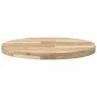 Solid acacia wood round table top Ø60x4 cm by , Table tops - Ref: Foro24-4008690, Price: 64,15 €, Discount: %