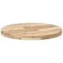 Solid acacia wood round table top Ø60x4 cm by , Table tops - Ref: Foro24-4008690, Price: 64,15 €, Discount: %