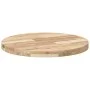 Solid acacia wood round table top Ø60x4 cm by , Table tops - Ref: Foro24-4008690, Price: 64,15 €, Discount: %