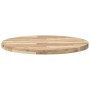 Solid acacia wood round table top Ø80x4 cm by , Table tops - Ref: Foro24-4008692, Price: 120,89 €, Discount: %