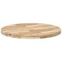 Solid acacia wood round table top Ø80x4 cm by , Table tops - Ref: Foro24-4008692, Price: 120,89 €, Discount: %