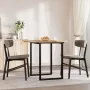 Solid acacia wood round table top Ø90x2 cm by , Table tops - Ref: Foro24-4008699, Price: 89,23 €, Discount: %