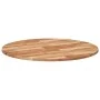 Solid acacia wood round table top Ø90x2 cm by , Table tops - Ref: Foro24-4008699, Price: 89,23 €, Discount: %