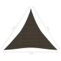 Sail awning HDPE brown 160 g/m² 4x4x4 m by vidaXL, Umbrellas - Ref: Foro24-311808, Price: 32,80 €, Discount: %