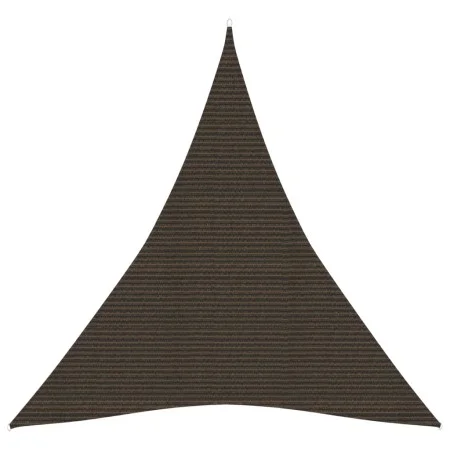 Sail awning HDPE brown 160 g/m² 4x5x5 m by vidaXL, Umbrellas - Ref: Foro24-311811, Price: 27,77 €, Discount: %