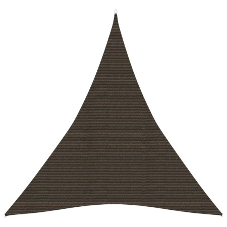 Toldo de vela HDPE marrón 160 g/m² 4x5x5 m de vidaXL, Sombrillas - Ref: Foro24-311811, Precio: 33,87 €, Descuento: %