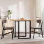 Massiver quadratischer Tisch aus Akazienholz, 80x80x2 cm. von , Tischplatten - Ref: Foro24-4008722, Preis: 83,22 €, Rabatt: %