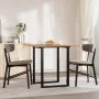 Solid acacia wood square table top 80x80x2 cm by , Table tops - Ref: Foro24-4008722, Price: 81,60 €, Discount: %