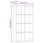 Graues Sperrholzregal/Sideboard 66x30x130 cm von vidaXL, Bücherregale und Regale - Ref: Foro24-800157, Preis: 76,13 €, Rabatt: %