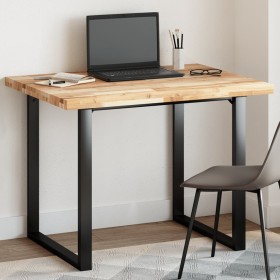 Rectangular solid acacia wood table top 100x80x4 cm by , Table tops - Ref: Foro24-4008797, Price: 167,55 €, Discount: %