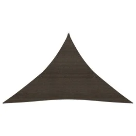 Sail awning HDPE brown 160 g/m² 2.5x2.5x3.5 m by vidaXL, Umbrellas - Ref: Foro24-311801, Price: 16,72 €, Discount: %