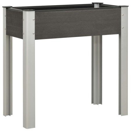 Mesa de cultivo para jardín WPC gris 75x40x75 cm de vidaXL, Maceteros y jardineras - Ref: Foro24-149010, Precio: 62,84 €, Des...