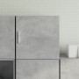 Engineered wood gray concrete wall cabinet 40x42.5x40 cm by , Sideboards - Ref: Foro24-846099, Price: 35,21 €, Discount: %