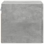 Engineered wood gray concrete wall cabinet 40x42.5x40 cm by , Sideboards - Ref: Foro24-846099, Price: 35,21 €, Discount: %