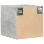 Engineered wood gray concrete wall cabinet 40x42.5x40 cm by , Sideboards - Ref: Foro24-846099, Price: 34,85 €, Discount: %